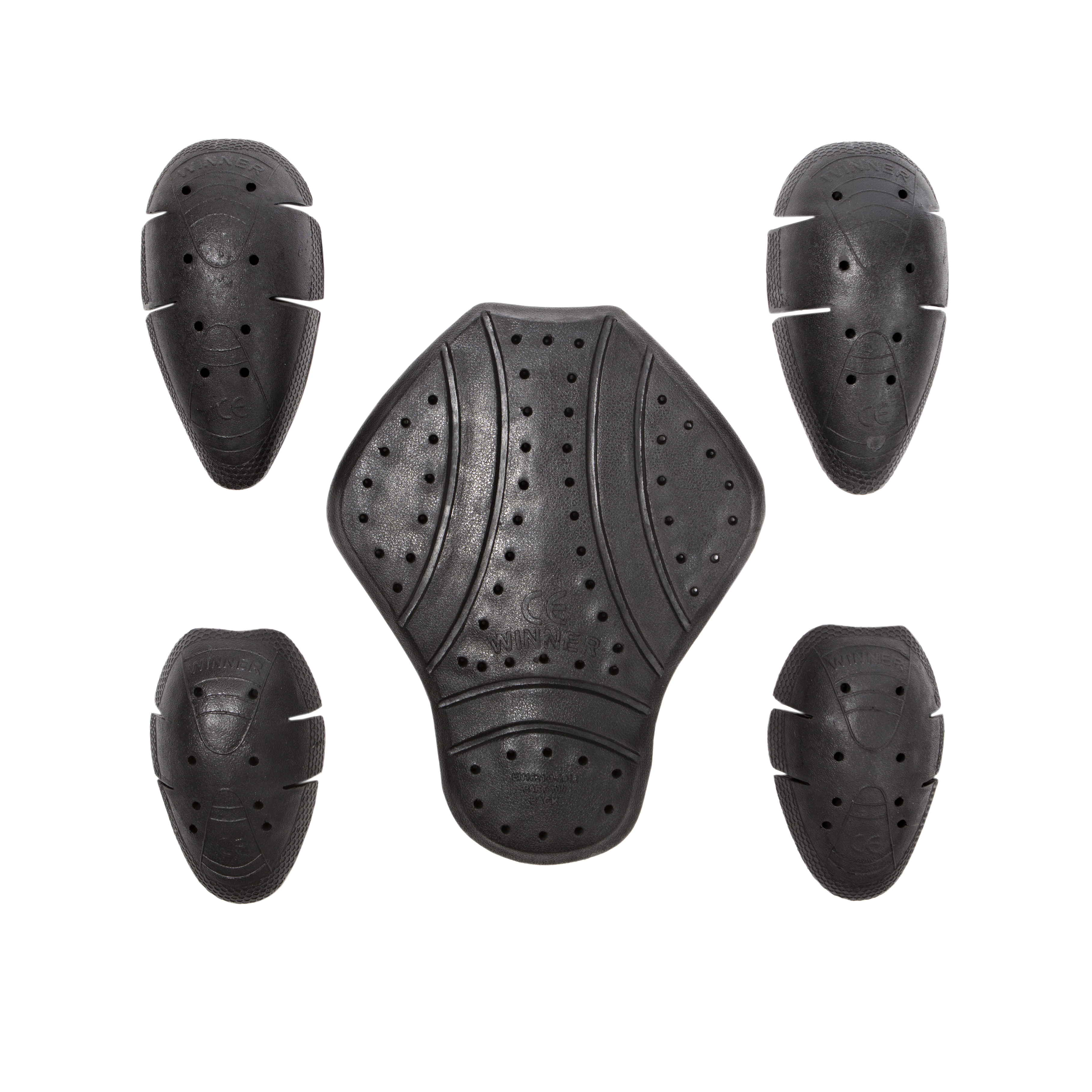 Motorbike Motorcycle Motocross CE Armour Back Shoulder /& Elbow Protection Pads