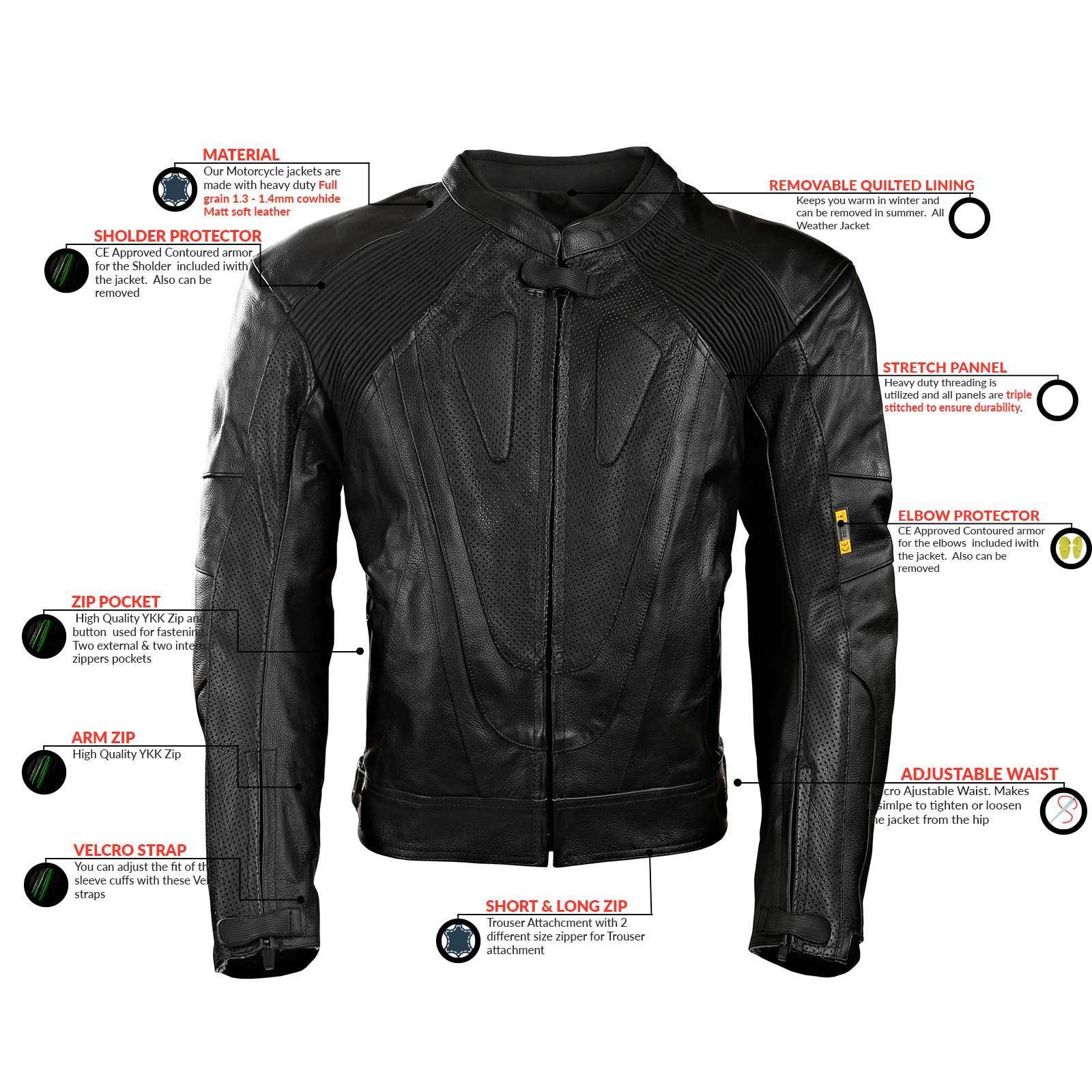 Motorbike Motorcycle Summer Jacket Hot Weather Gears Coats Cordura Fabric CE Approved Armoured Full Black
